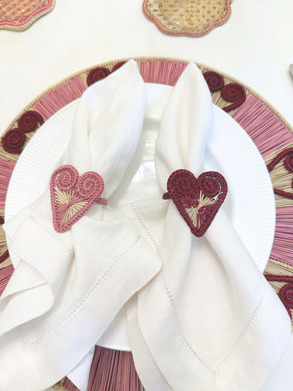 Loving U Iraca Napkin Ring (Set of 6 or 8)