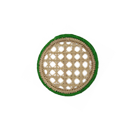 Green Iraca Coaster (Set of 6 & 8)