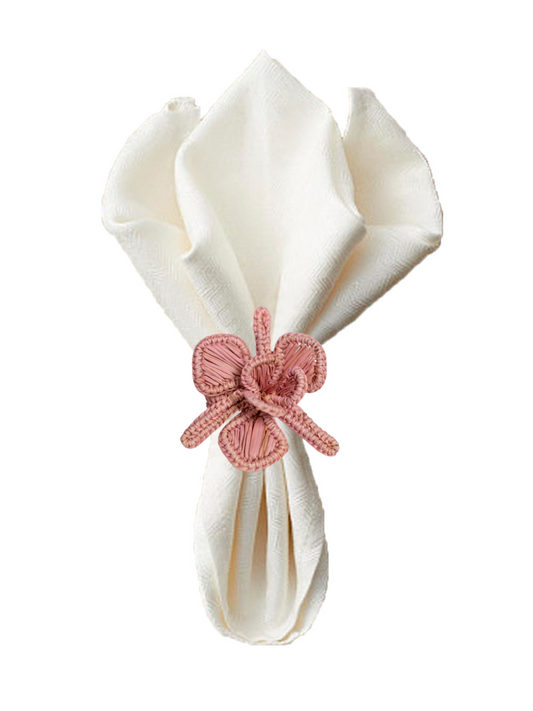 Orchid Iraca Napkin Ring (Set of 4, 6 or 8)
