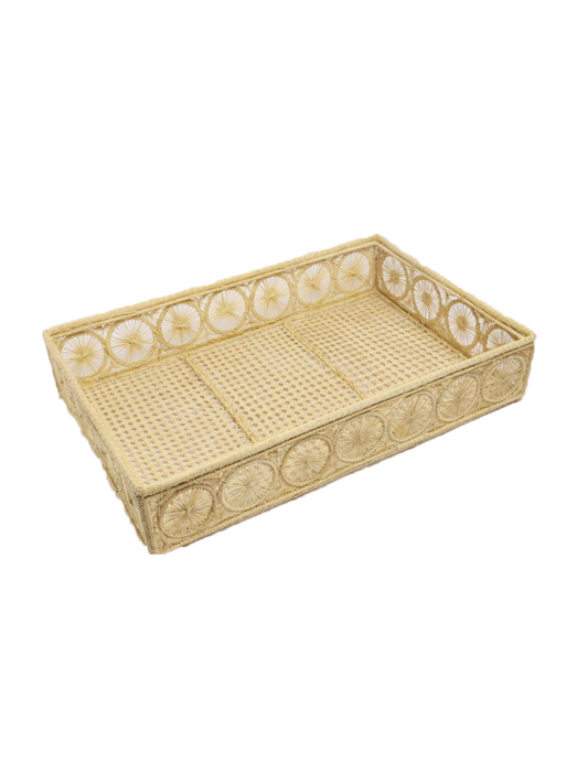 Rectangular Iraca Tray