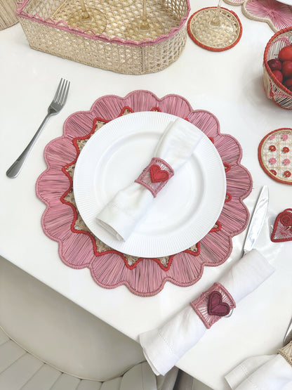 Simple Love Iraca Napkin Ring (Set of 6 or 8)