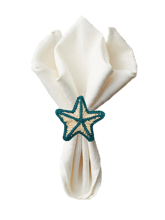 Star Iraca Napkin Ring (Set of 4, 6 or 8)