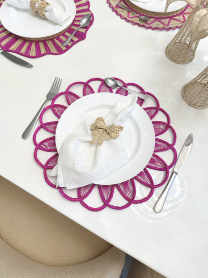 Sunflower Iraca Placemat