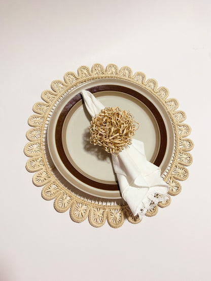 Sunny flower Iraca Placemat