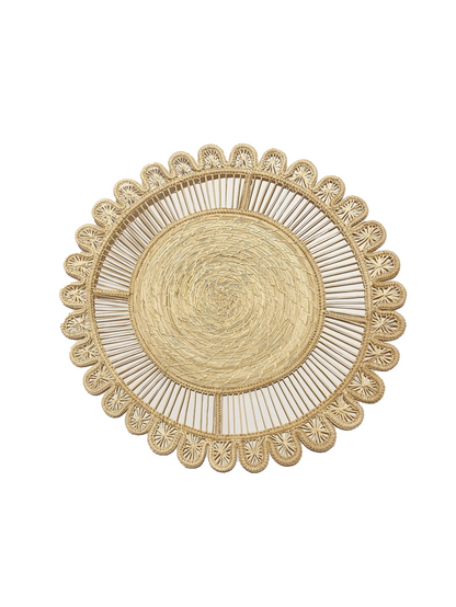 Sunny flower Iraca Placemat