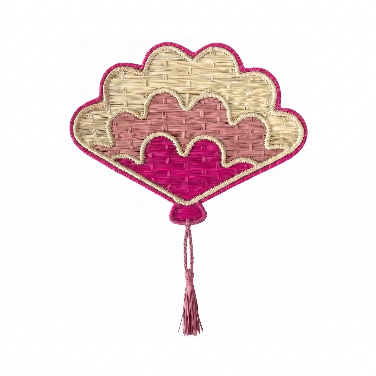 Sunrise Iraca Hand Fan