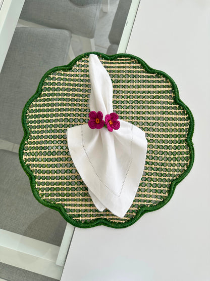 Tu y Yo Iraca Napkin Ring (Set of 6 or 8)