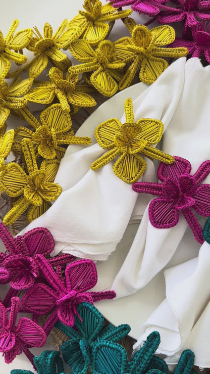 Orchid Iraca Napkin Ring (Set of 6 or 8)