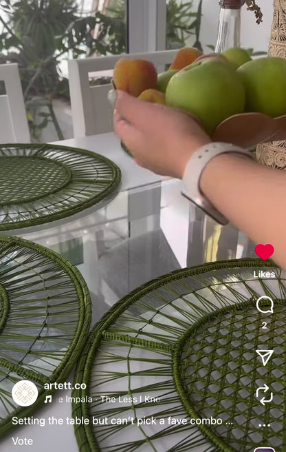 Scandi Iraca Placemat