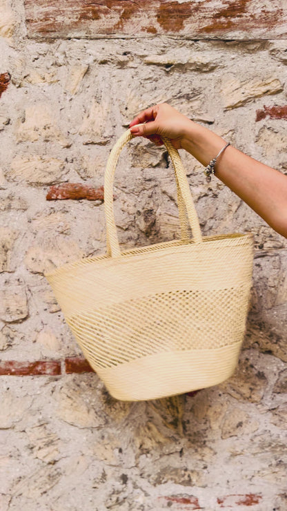 Iraca Palm Basket Bag
